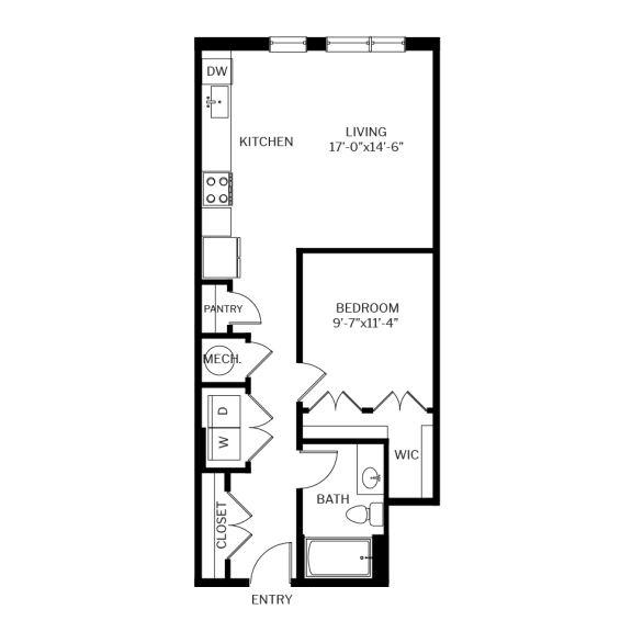 Studio, 1 & 2 Bedroom Apartments in Odenton, MD The Shirley